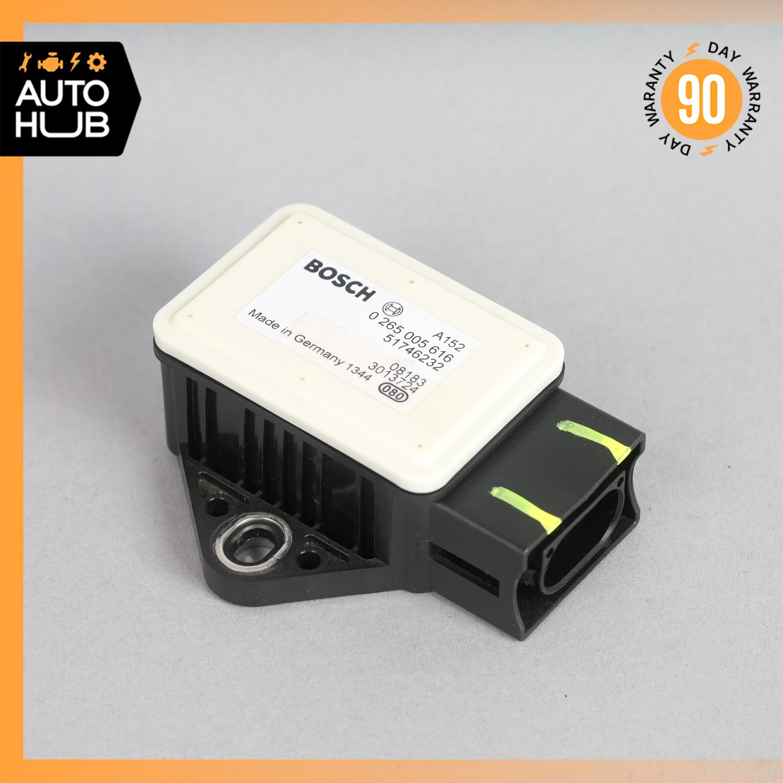 03-19 Maserati GranTurismo Quattroporte Gran Cabrio Yaw Turn Rate Sensor OEM