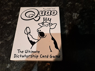 QUAO DIE ULTIMATIVE DIKTATUR KARTENSPIEL VON WIGGITY BANG VERSIEGELT