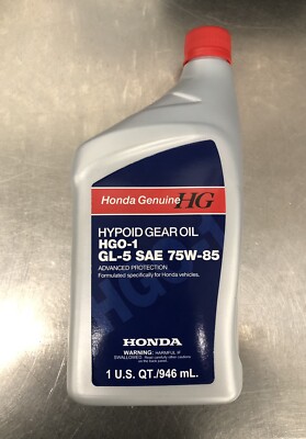 Honda Genuine Hypoid Gear Oil NEW 08200-9014 HGO-1 Gl-5 75W-85 | eBay