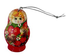 Russian Doll Hanging Decoration -Russian Doll Christmas Tree Decoration RD9-Dec