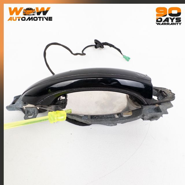 04-13 BENTLEY CONTINENTAL FLYING SPUR FRONT LEFT EXTERIOR DOOR HANDLE BLACK OEM