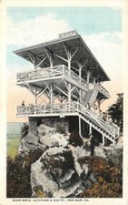 PEN MAR, PA Pennsylvania High Rock piattaforma di osservazione WASHINGTON CO c1920's