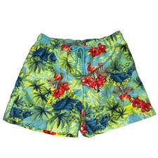 George Swimwear Mens Medium 32-34 Flamingo Mesh Lined Pineapple Trunks Shorts