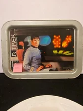 GI JOE STAR TREK LEONARD NIMOY "SPOCK" TV SNACK TRAY VINTAGE 1979