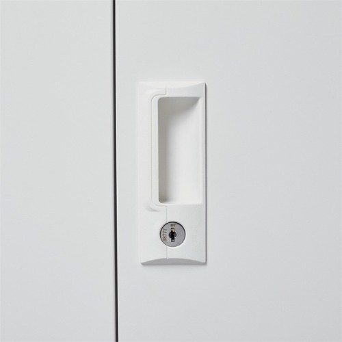 Metal Storage Cabinet with Locking Doors and Adjustable Shelf, Folding Cabinet - Picture 8 of 24