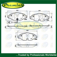 Premier set pastiglie freno posteriori anteriori si adatta a Golf Passat Caddy A3 Octavia Leon