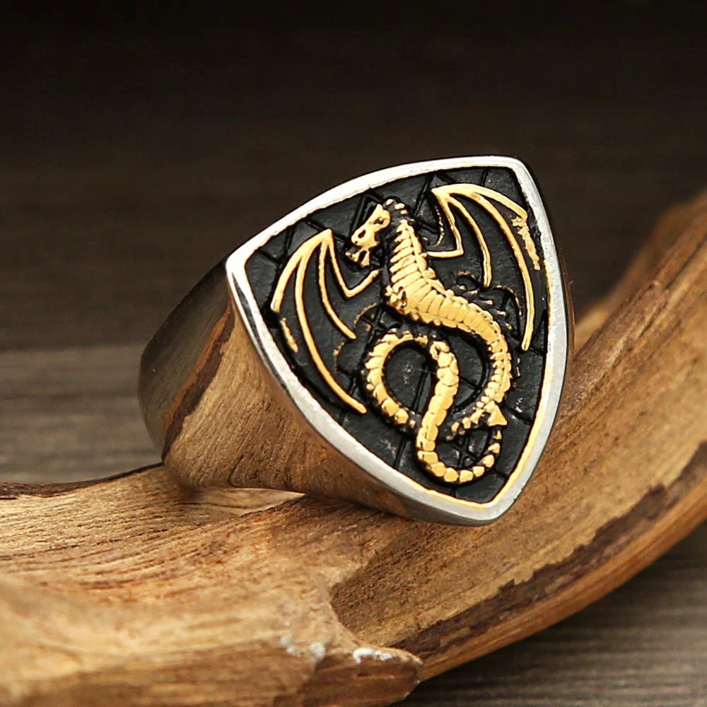 Viking sale dragon ring