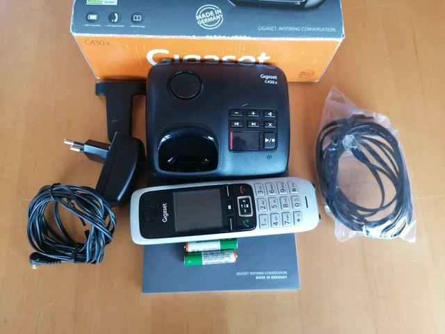 gigaset c430a schnurloses telefon mit anrufbeantworter