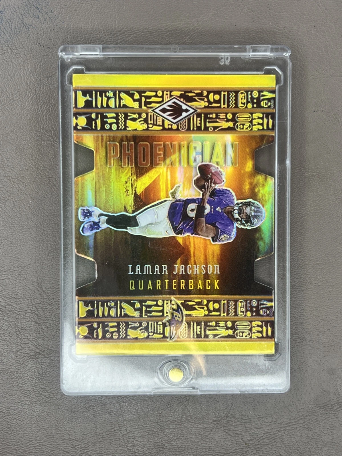 Lamar Jackson - CASE HIT - 2020 Panini Phoenix Phoenician SSP B5