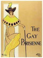 The Gay Parisienne wall Decoration Poster.Graphic Art Interior design 3193