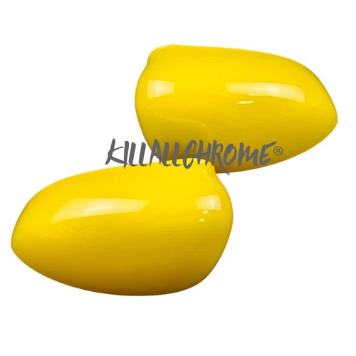 Abarth Mirror Cap 500 Replacement YELLOW Caps Abarth Punto KillAllChrome 595