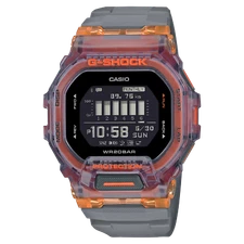 Casio G-Shock Move Digital Transparent Orange / Gray Men's Watch GBD-200SM-1A5