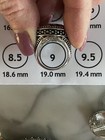 Premier Designs Safari Zebra Jewelry Magnetic Pendant Earrings Ring Silver Black — photo 10