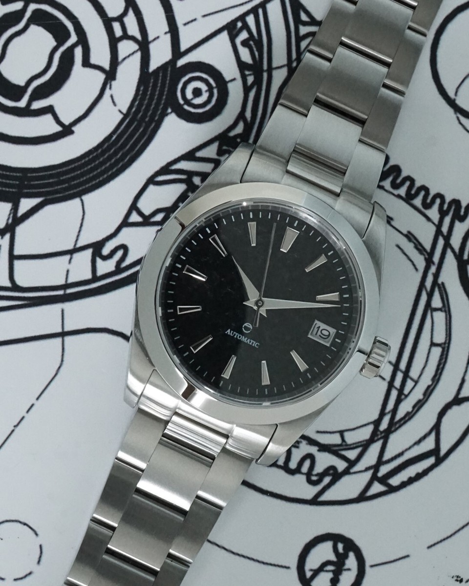 Custom Automatic Mod Black Grand Snowflake Fixed Bezel NH35 movt 36mm