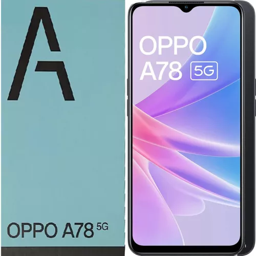OPPO A78 5G Glowing Black 128GB ROM 6GB RAM Dual-SIM Factory Unlocked GSM Blue - Picture 2 of 8