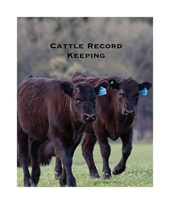 Cattle Record Keeping: Farmer Beef Calving Log, Farm, Track Livestock Breeding, 