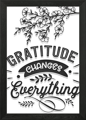 Change everything Gerahmtes Wandbild Poster Leinwanddruck Bild