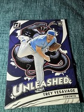 2026 Donruss Baseball #17 Trey Yesavage Unleashed Rookie Card/Logo - Blue Jays