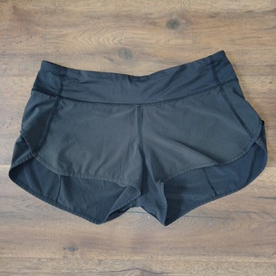 Lululemon Speed Up Shorts Size 8 Black, 2.5  Lined