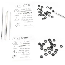 MDLMOR10Z MDLORZ Replacement O Ring Kit, for Intralock Mini Implant Metal Housin