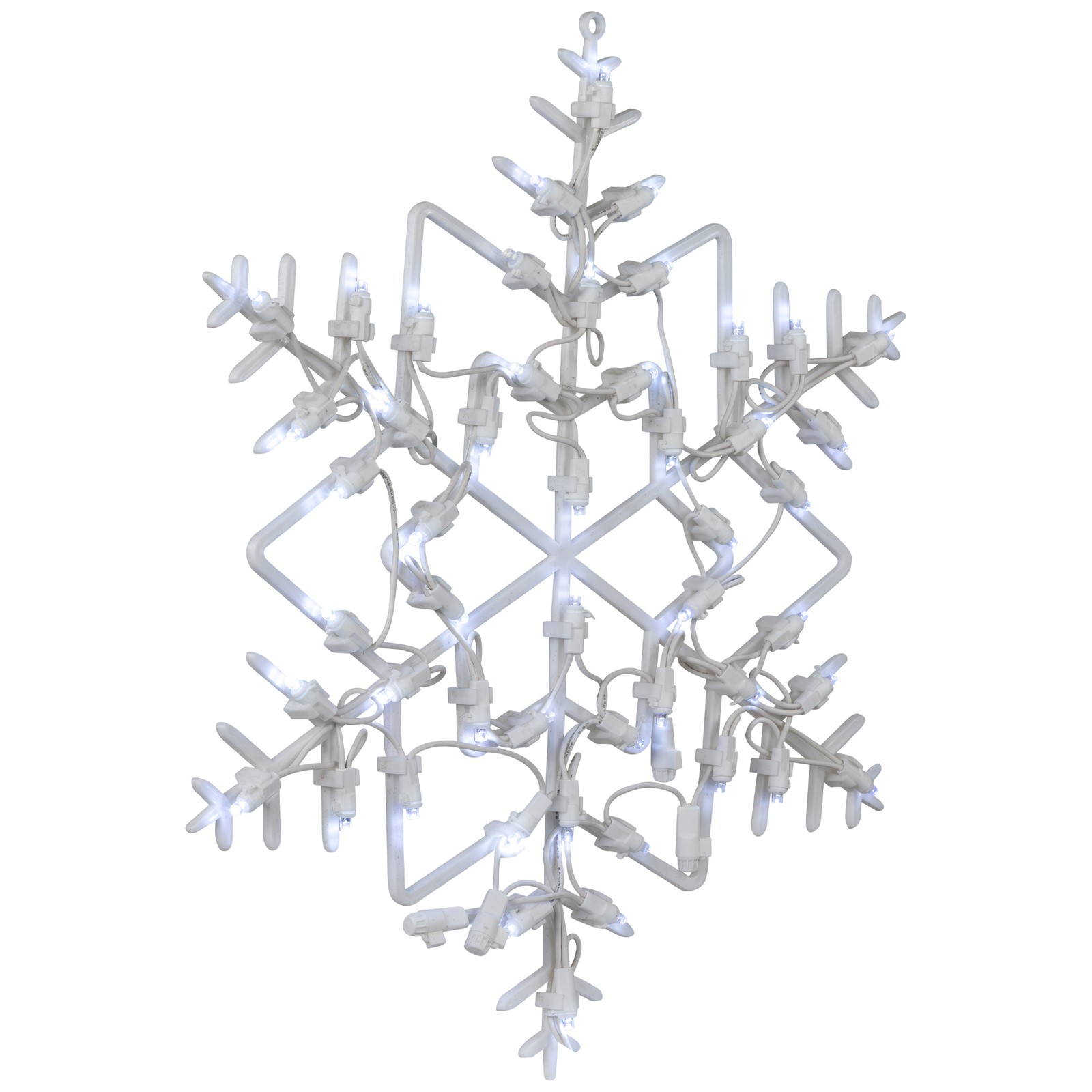 Northlight 18" LED Lighted Snowflake Christmas Window Silhouette Decoration