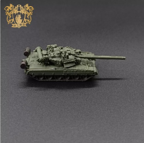 Modellino carro armato principale russo T-80UK stampato in 3D 1/144 fatto a mano prodotto finito - Foto 2 di 4