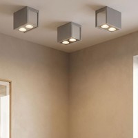 Deckenlampe Deckenleuchte Schlafzimmerlampe Beton Flurleuchte 2 Flammig 3Er Set