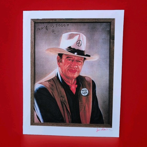 Jamie Reid Peace Is Tough Ltd Edit Giclee Numbered 41/300 Official Release - Picture 6 of 7
