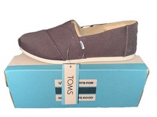 TOMS Alpargata Canvas Slip-On Ash Womens Size 5 Brand New 100 Authentic