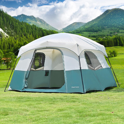 Tents 4/6/8/12 Person, Easy Setup Waterproof Camping Tent with Rainfly, Portable