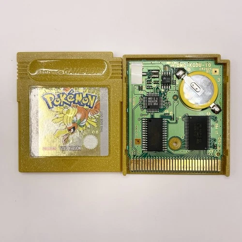 🔥MINT + NEW BATTERY🔥 Pokemon Gold Version, Nintendo Gameboy PAL Genuine GBC