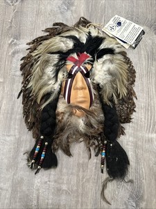 RW Anderson THE VISIONARY Native American Shaman Mask Terra Cotta Handmade W/TAG