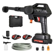 2 Battery Cordless Car High Pressure Handheld Washer Jet Water Wash Cleaner Gun