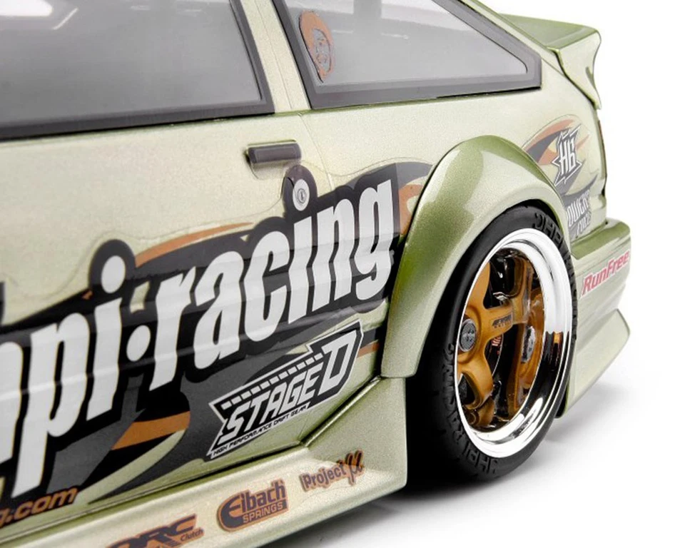 HPI 1/10 Toyota Stage-D Trueno AE86 Run Free Polycarbonate Wide Body Kit (Clear) - Image 4 of 4