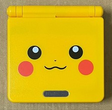 Game Boy Advance SP IPS Screen Pikachu Custom Console GBA