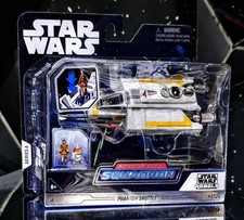 Star Wars Micro Galaxy Squadron Phantom Shuttle  Works with MGS Ghost
