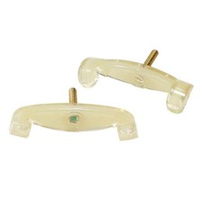 2 Violin Shoulder Rest Feet, Universal Replacement Parts, Non-Slip Rubber Caps,