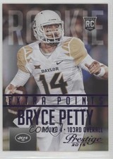 2015 Panini Prestige Rookie Extra Points Purple 53/100 Bryce Petty #214 fm0