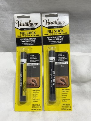 Lot of 2 Varathane Classic Touch Up & Staining Marker Gray Wood Furniture .33 oz