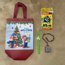 Mario Brothers Pocket Watch Super Mario Yoshi Watch Collectible Used