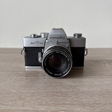 Minolta SRT 101 w/ MC Rokkor PF 55mm f/1.7 Prime Lens Japan - Tested Working