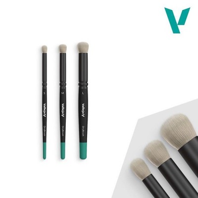 AV Vallejo Trockenbürste - Naturhaar Trockenbürste Set - (S, M & L)