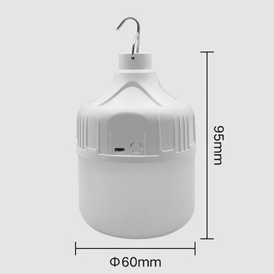 Led Bulb Portable Camping Light Bulb Emergency Lighting Flashlight Outdoor Li ON
