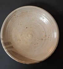 British Potter Seth Cardew At Wenford Bridge Pottery Large Plate 10 Inches