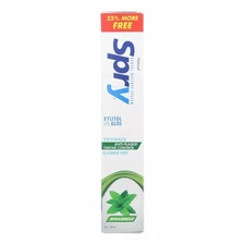 Spry Xylitol and Aloe Toothpaste Natural Spearmint Tartar Control 5 oz Pack of 6