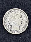 1915 Barber Half Dollar