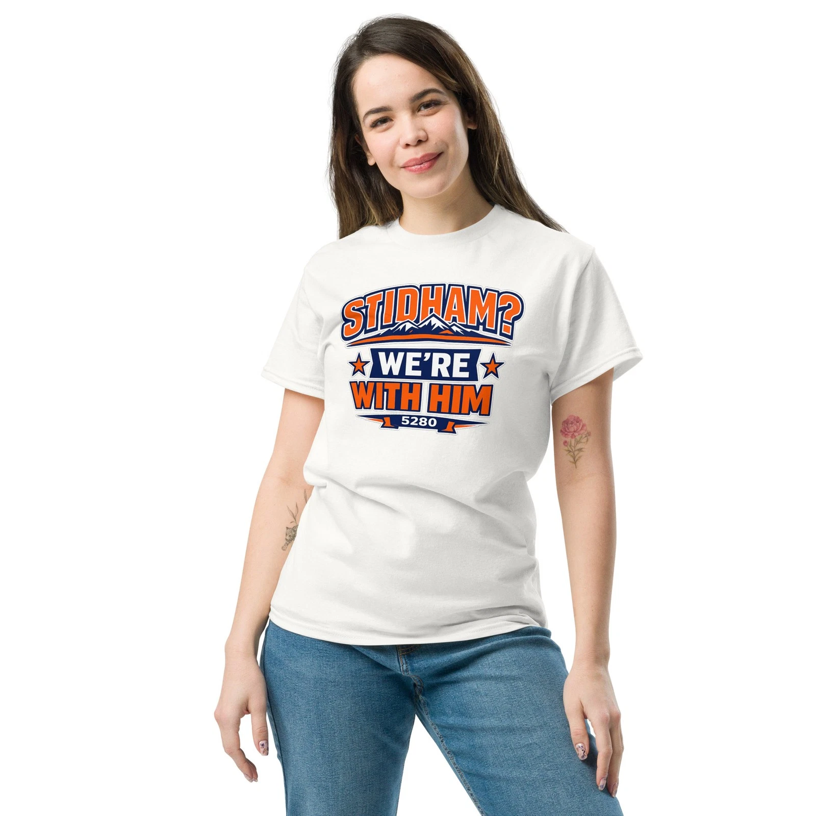 Jarrett Stidham Funny T-Shirt Denver Broncos Football Tee