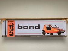 Bond Bug Auto Banner Retro Micro Veicoli Appassionati Officina Garage Espositore da Parete