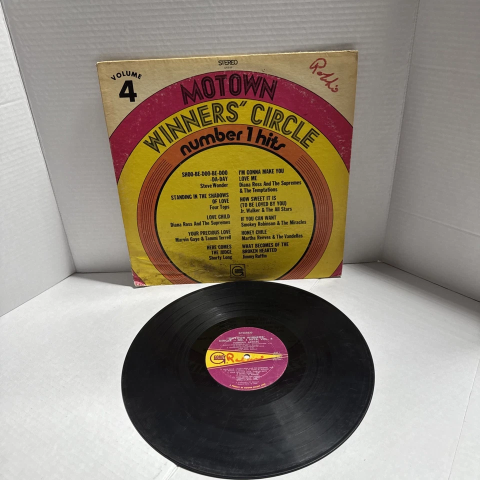 MOTOWN WINNERS’ CIRCLE NUMBER 1 HITS VOLUME 4 VINYL  LP Foto 3 de 4
