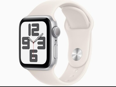 Apple Watch SE GPS 44 mm Aluminiumgehäuse Polarstern Sportarmband- Retoure + OVP